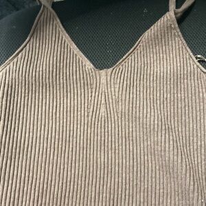Brown ee:some tank top XS